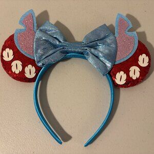 Disney Stitch Ears Headband Ruby Sequin